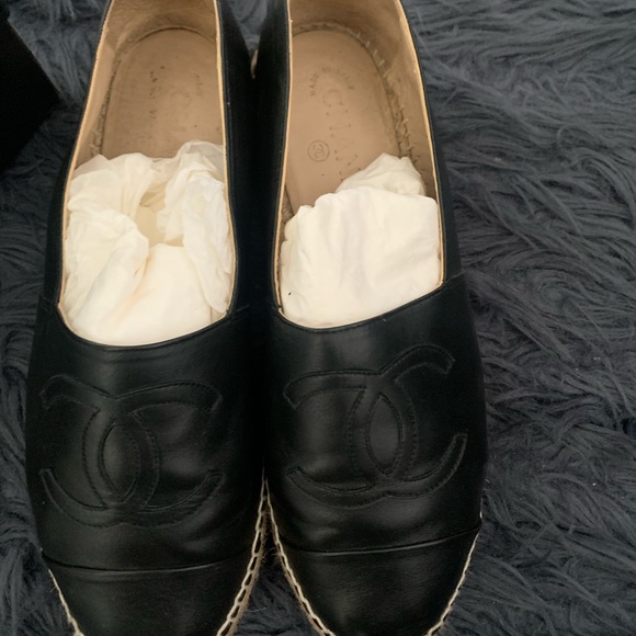 Chanel lambskin espadrilles size 41 - Picture 5 of 6